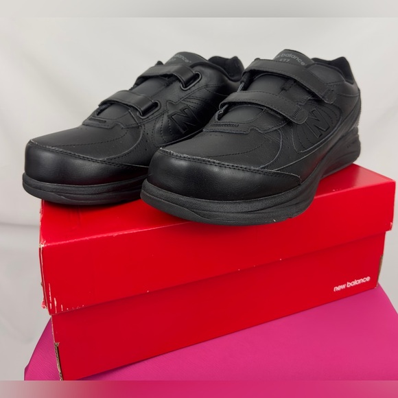 New Balance Men’s MW577Hv1 Black Walking Hook & Loop Shoe Size 12E (X Wi… - Picture 2 of 10